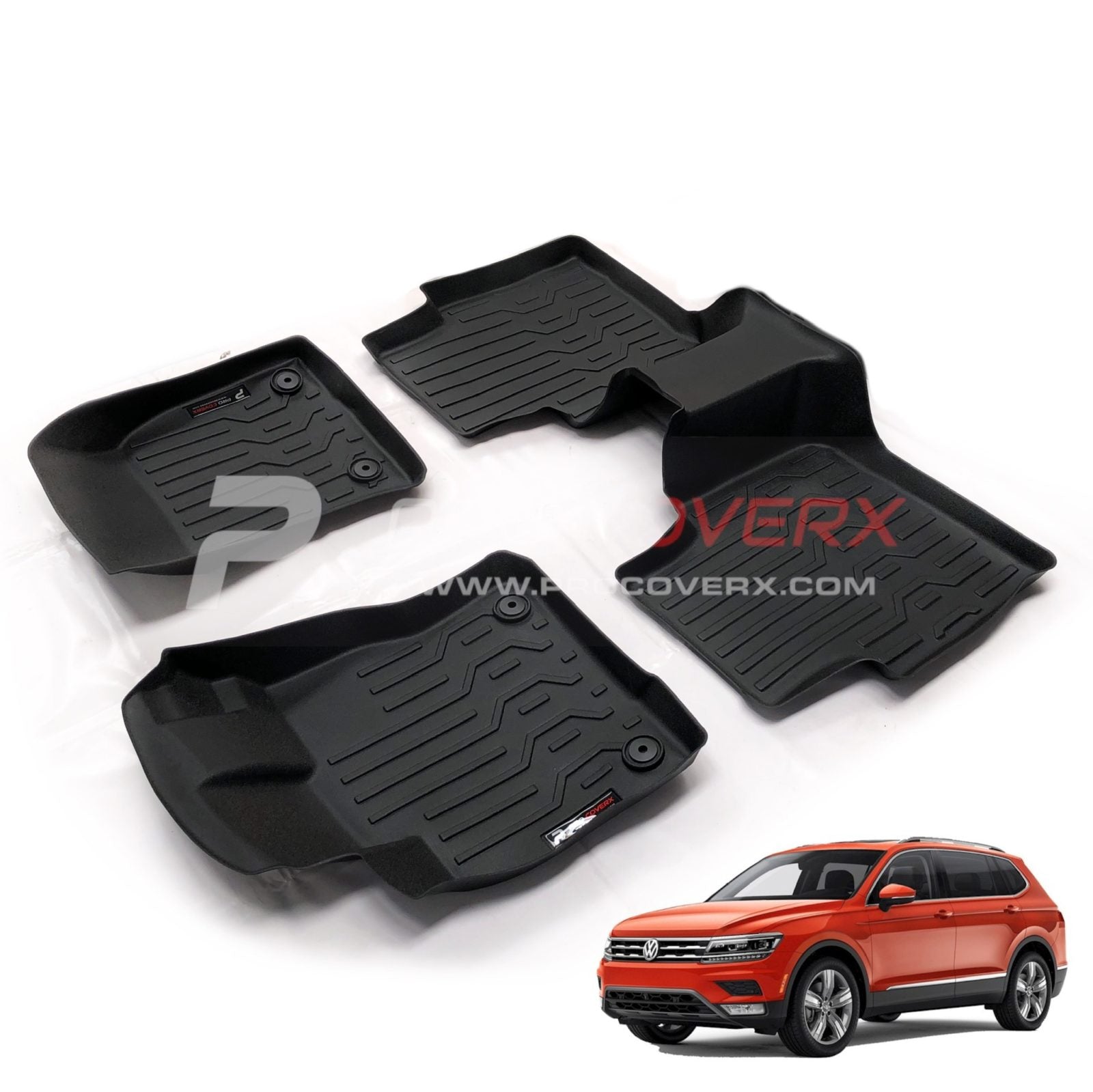 Tapetes Volkswagen Tiguan18- : 2 Filas (PRO)