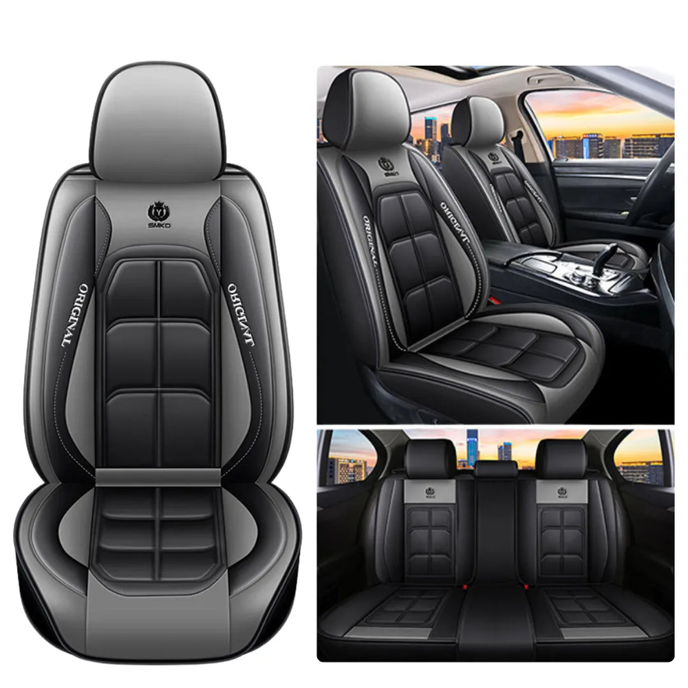 Kit Novren™ — Capas de Couro Premium + Tapetes e Capa de Volante GRÁTIS